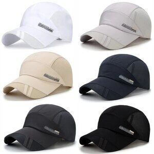 Unisex Quick-Drying Men Summer Sunshade  Breathable Outdoor  Baseball Hat Cap